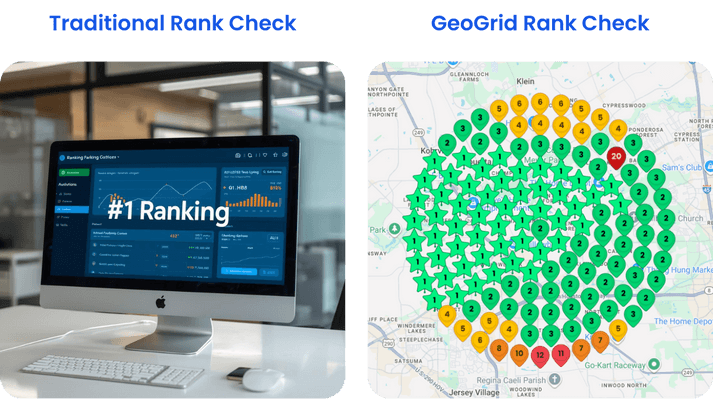 Traditional Rank Check vs GeoGrid Rank Check